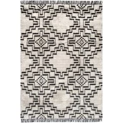 NuLOOM Celia Soft Shag Abstract Aztec Fringe Area Rug -Household Improvement Store GUEST cb97f9da 70dc 4e27 ac8f 2a1bbb896c8d