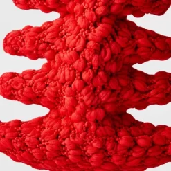 13.25" Thick Knit Tabletop Tree Red - Wondershop™