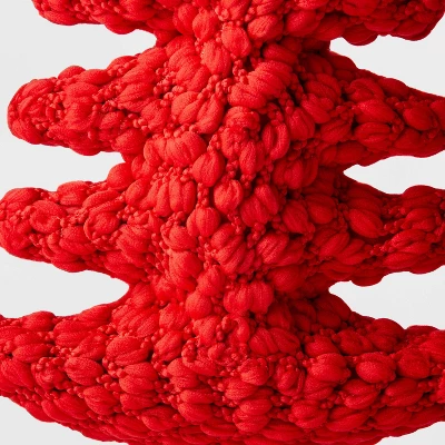 13.25" Thick Knit Tabletop Tree Red - Wondershop™ 3 13.25" Thick Knit Tabletop Tree Red - Wondershop™