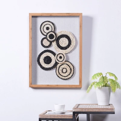 Two Tone II Woven Shadow Box Wall Art Silver - StyleCraft 7 Two Tone II Woven Shadow Box Wall Art Silver - StyleCraft - Image 5