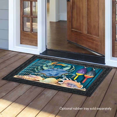 Crab Walk Summer Doormat Indoor Outdoor 30" X 18" Briarwood Lane 4 Crab Walk Summer Doormat Indoor Outdoor 30" X 18" Briarwood Lane - Image 2