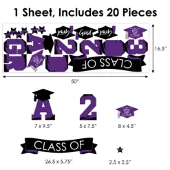 Big Dot Of Happiness Purple Class Of 2023 Graduation Party Wall Decals Set Of 20 -Household Improvement Store GUEST ce631e1b b572 43c1 8767 0b06b1ee2364