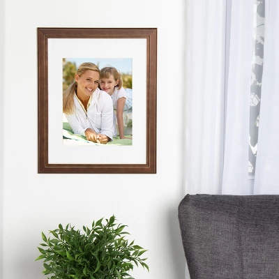 11" X 14" Matted To 8" X 10" Kieva Wall Frame Brown - DesignOvation 6 11" X 14" Matted To 8" X 10" Kieva Wall Frame Brown - DesignOvation - Image 4