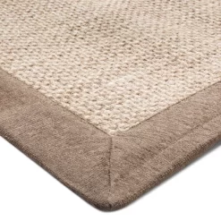 Solid Woven Border Rug - Threshold
