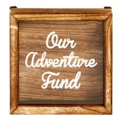 Juvale Our Adventure Travel Fund Bank For Adults, Rustic Wooden Honeymoon Piggy Bank For Wedding Gift, Money Box For Traveling, 7 X 7 In -Household Improvement Store GUEST d0b84760 f101 4f1b ac6c 2ed8b4f7dbc8