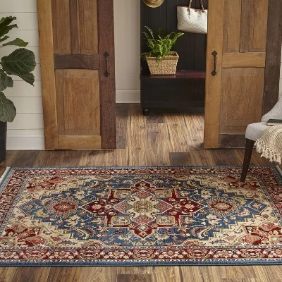 Lenox Devon Medallion Loomed Accent Rug - Momeni 4 Lenox Devon Medallion Loomed Accent Rug - Momeni - Image 2