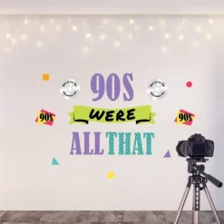 Big Dot Of Happiness 90’s Throwback - Peel And Stick 1990s Party Decoration - Wall Decals Backdrop -Household Improvement Store GUEST d254afc3 9f03 488e acf2 cdd79069a39e
