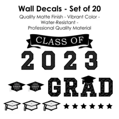 Big Dot Of Happiness Class Of 2023 Graduation Cheers Party Wall Decals Set Of 20 12 Big Dot Of Happiness Class Of 2023 Graduation Cheers Party Wall Decals Set Of 20 -Household Improvement Store GUEST d288de0e 4a6a 4ebe 901a 021a45b8d310