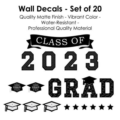 Big Dot Of Happiness Class Of 2023 Graduation Cheers Party Wall Decals Set Of 20 7 Big Dot Of Happiness Class Of 2023 Graduation Cheers Party Wall Decals Set Of 20 - Image 5