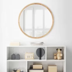 24" McLean Round Wall Mirror Natural - Kate & Laurel All Things Decor 10 24" McLean Round Wall Mirror Natural - Kate & Laurel All Things Decor -Household Improvement Store GUEST d3c3a174 a92d 4bb3 b3b0 4fc43e21bfbe