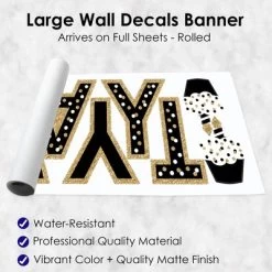 Big Dot Of Happiness Adult Happy Birthday - Gold - Peel And Stick Birthday Party Large Banner Wall Decals - Happy Birthday 11 Big Dot Of Happiness Adult Happy Birthday - Gold - Peel And Stick Birthday Party Large Banner Wall Decals - Happy Birthday -Household Improvement Store GUEST d5aa8e05 8390 4d58 a938 1a2b599885da