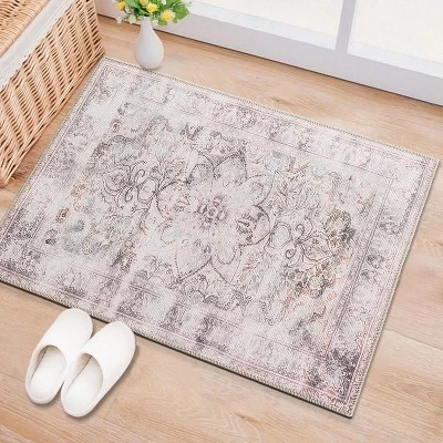 World Rug Gallery Bohemian Distressed Vintage Machine Washable Area Rug 3 World Rug Gallery Bohemian Distressed Vintage Machine Washable Area Rug