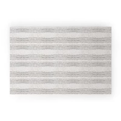 Holli Zollinger LINEN STRIPE RUSTIC Looped Vinyl Welcome Mat - Society6 7 Holli Zollinger LINEN STRIPE RUSTIC Looped Vinyl Welcome Mat - Society6 - Image 5