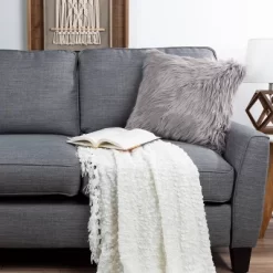 18"x18" Himalayan Faux Fur Square Throw Pillow - Hastings Home 13 18"x18" Himalayan Faux Fur Square Throw Pillow - Hastings Home -Household Improvement Store GUEST dafe8ab3 8fc9 40d8 bc0b 17b8b0dda833