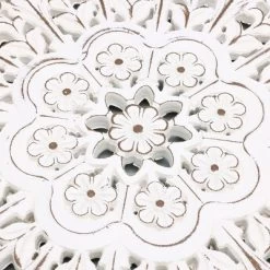 LuxenHome White Wood Flower 23.86" Round Wall Decor Home Decor Interior Design 20 LuxenHome White Wood Flower 23.86" Round Wall Decor Home Decor Interior Design -Household Improvement Store GUEST dc6bdcdc 08f7 4167 bae0 684093ffaaa4