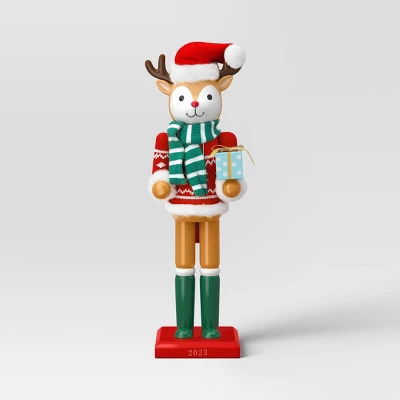 Winter Deer Nutcracker Figure - Wondershop™ 5 Winter Deer Nutcracker Figure - Wondershop™ - Image 3
