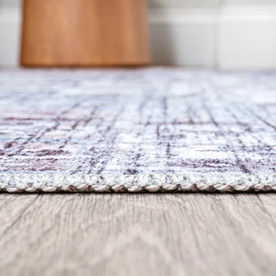 Didim Boho Gray Medallion Washable Area Rug - JONATHAN Y 8 Didim Boho Gray Medallion Washable Area Rug - JONATHAN Y - Image 6