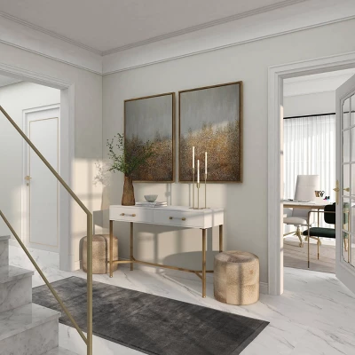 Set Of 2 Canvas Geode Glitter Flakes Framed Wall Arts With Gold Frame - CosmoLiving By Cosmopolitan 9 Set Of 2 Canvas Geode Glitter Flakes Framed Wall Arts With Gold Frame - CosmoLiving By Cosmopolitan - Image 7