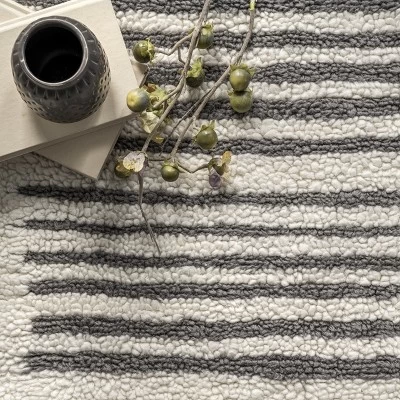 NuLOOM Tayshia Machine Washable Wool Modern Striped Area Rug 7 NuLOOM Tayshia Machine Washable Wool Modern Striped Area Rug - Image 5