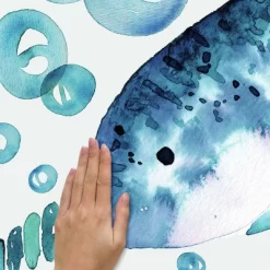 Catcoq Narwhal Giant Peel And Stick Wall Decal - RoomMates -Household Improvement Store GUEST dfb3d50c 896f 4eff bb77 ca6986300d57