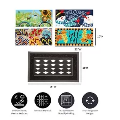 Evergreen Flag Sassafras Doormat Four Seasons Set Of 5 11 Evergreen Flag Sassafras Doormat Four Seasons Set Of 5 -Household Improvement Store GUEST e1de111e 68c5 4e1f 8883 10e8a2578c3c