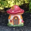 Northlight 6.25" Red Mushroom House Outdoor Garden Statue 1 Northlight 6.25" Red Mushroom House Outdoor Garden Statue -Household Improvement Store GUEST e1eced47 4ac7 484b ba73 8af0d612a96a