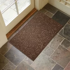 2'x3' Aqua Shield Swirls Indoor/Outdoor Doormat Dark Brown - Bungalow Flooring 5 2'x3' Aqua Shield Swirls Indoor/Outdoor Doormat Dark Brown - Bungalow Flooring -Household Improvement Store GUEST e33632fa 9039 4f48 9b4e 5daf62bab68d