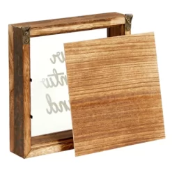 Juvale Our Adventure Travel Fund Bank For Adults, Rustic Wooden Honeymoon Piggy Bank For Wedding Gift, Money Box For Traveling, 7 X 7 In -Household Improvement Store GUEST e44ae289 0def 4a45 9001 6eff3dbd0ead