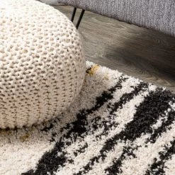 Nova Modern Bold Strie' Shag Area Rug - JONATHAN Y 15 Nova Modern Bold Strie' Shag Area Rug - JONATHAN Y -Household Improvement Store GUEST e4b9bae5 03f0 41cc 9fc8 e91d2e0d1e69