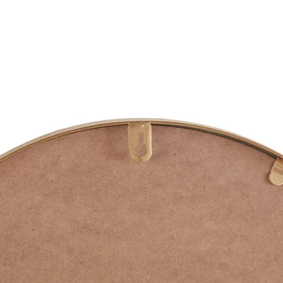 Adaline Arched Metal Floral Wall Mirror Gold - Madison Park 5 Adaline Arched Metal Floral Wall Mirror Gold - Madison Park - Image 3