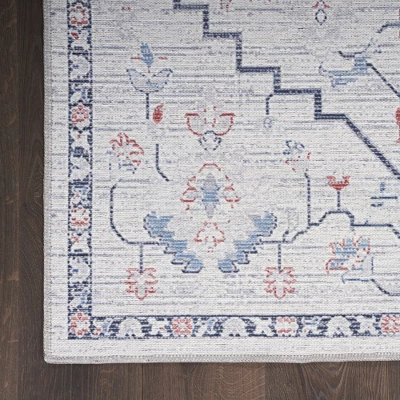 Nicole Curtis Machine Washable Series 1 Farmhouse Medallion Indoor Rug 5 Nicole Curtis Machine Washable Series 1 Farmhouse Medallion Indoor Rug - Image 3