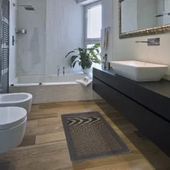 World Rug Gallery Geometric Textline Anti-Fatigue Standing Mat -Household Improvement Store GUEST ead3b4a1 42a9 454c a1ad 45a405635183