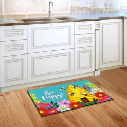 Bee Happy Hive Spring Doormat Beehive Indoor Outdoor 30" X 18" Briarwood Lane -Household Improvement Store GUEST eb768abb 0d0b 4fb0 b865 a4a0f0775675