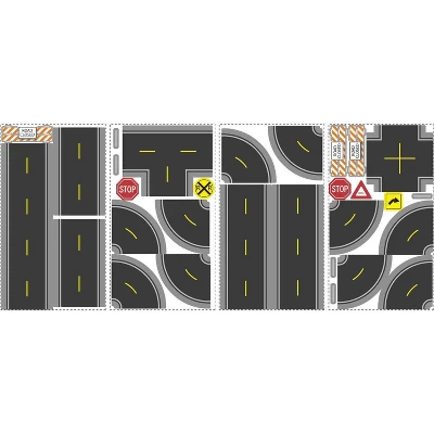 Build A Road Peel And Stick Wall Decal - RoomMates 4 Build A Road Peel And Stick Wall Decal - RoomMates - Image 2