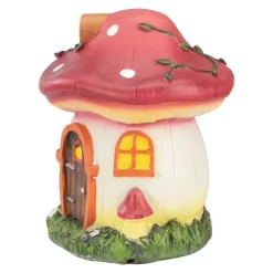 Northlight 6.25" Red Mushroom House Outdoor Garden Statue -Household Improvement Store GUEST ed04fcc1 4af4 4d0a 89ef 0b6a2146c486