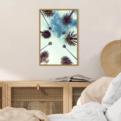 16" X 23" Palm Sky 2 By Design Fabrikken Framed Canvas Wall Art - Amanti Art 7 16" X 23" Palm Sky 2 By Design Fabrikken Framed Canvas Wall Art - Amanti Art - Image 5