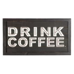 Farmhouse Wood Coffee Sign Wall Decor Brown - Olivia & May -Household Improvement Store GUEST edf228be eb4b 435c a327 52d255ba529c