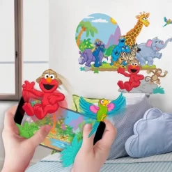 Sesame Street Wall Stories Elmo Goes To The Zoo Wall Decal -Household Improvement Store GUEST f09a6e64 fbf9 4187 9966 46b3323ea189