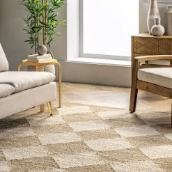 Arvin Olano X RugsUSA - Louie Diamond Checkerboard Jute Area Rug 17 Arvin Olano X RugsUSA - Louie Diamond Checkerboard Jute Area Rug -Household Improvement Store GUEST f2da1133 133d 4f23 bf9f 6310c202cdf6