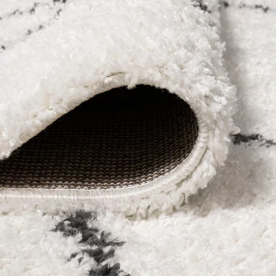 Catala Moroccan Diamond Shag Indoor Area Rug - JONATHAN Y 10 Catala Moroccan Diamond Shag Indoor Area Rug - JONATHAN Y - Image 8