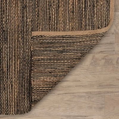 Home Conservatory Striped Handwoven Jute Area Rug 6 Home Conservatory Striped Handwoven Jute Area Rug - Image 4