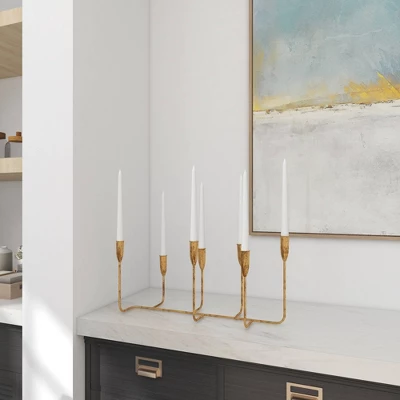 Contemporary Metal Candle Holder Gold - CosmoLiving By Cosmopolitan 15 Contemporary Metal Candle Holder Gold - CosmoLiving By Cosmopolitan - Image 13