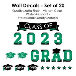 Big Dot Of Happiness Green Class Of 2023 Graduation Party Wall Decals Set Of 20 12 Big Dot Of Happiness Green Class Of 2023 Graduation Party Wall Decals Set Of 20 -Household Improvement Store GUEST f8927f30 9dca 40a0 8557 a932edb0aa4d