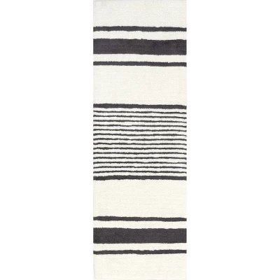 Lauren Liess X RugsUSA - Striped Wool Machine Washable Area Rug 12 Lauren Liess X RugsUSA - Striped Wool Machine Washable Area Rug - Image 10