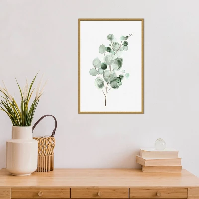 16" X 23" Tender Sprout II By Eva Watts Framed Canvas Wall Art - Amanti Art 5 16" X 23" Tender Sprout II By Eva Watts Framed Canvas Wall Art - Amanti Art - Image 3
