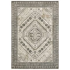 Gabriella Vintage Medallion Rug Ivory/Gray - Captiv8e Designs -Household Improvement Store GUEST f9dfd6a7 eef8 4447 afba d93ad602f565