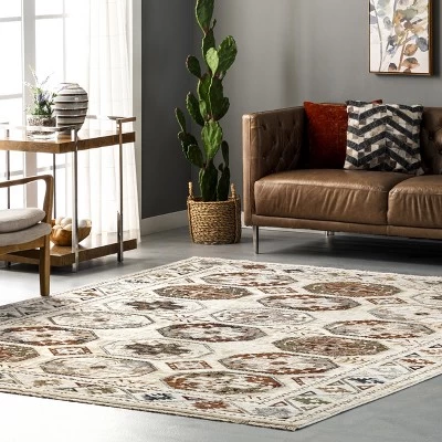 NuLOOM Astrid Traditional Motif Fringe Area Rug 3 NuLOOM Astrid Traditional Motif Fringe Area Rug