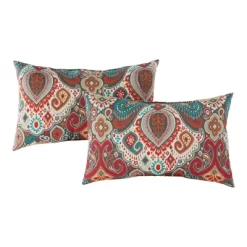 Set Of 2 Rectangular Outdoor Throw Pillows - Kensington Garden -Household Improvement Store GUEST fe5ff51a 754a 4649 9f96 d023de21eb61